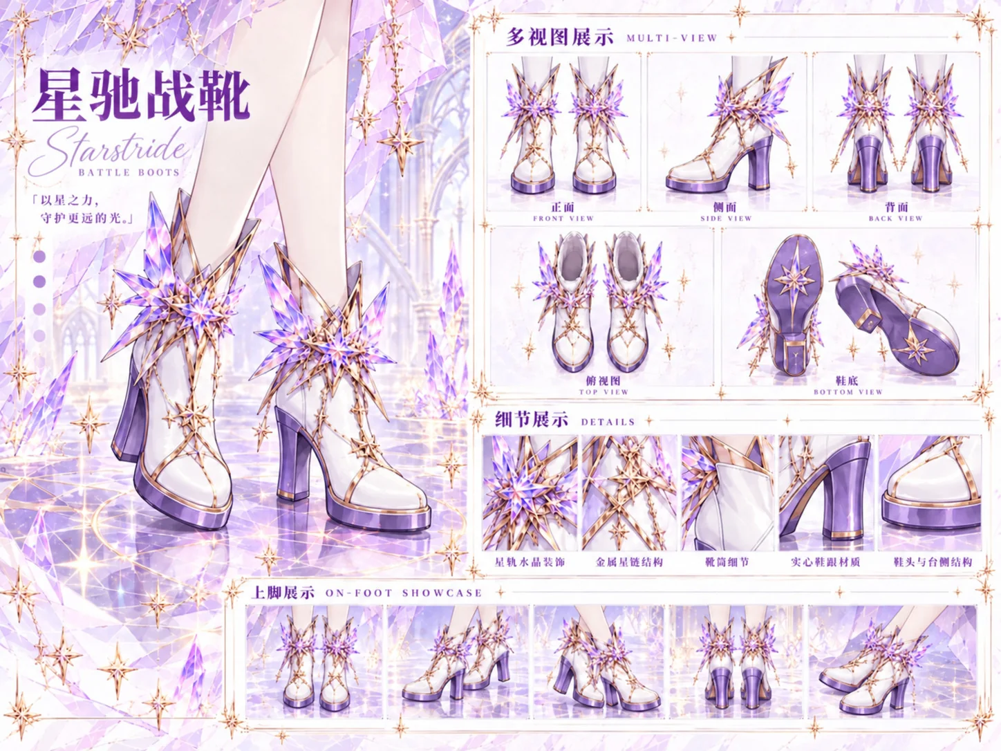星驰战靴 · 多视角概念图（正文结构优先）